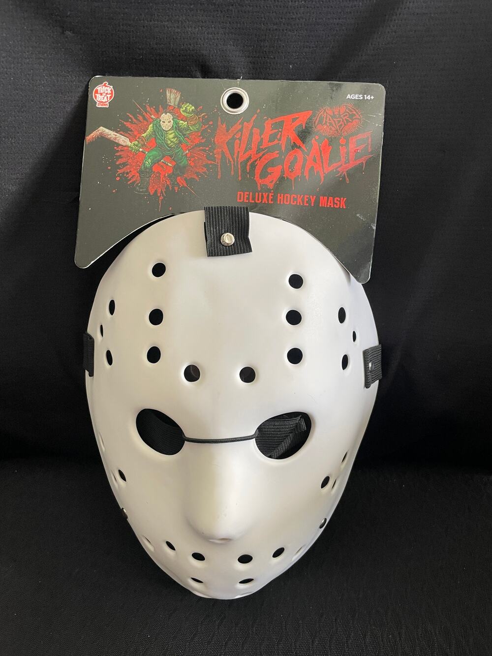 KILLER GOALIE HOCKEY MASK HORROR HALLOWEEN COSTUME MAJM120